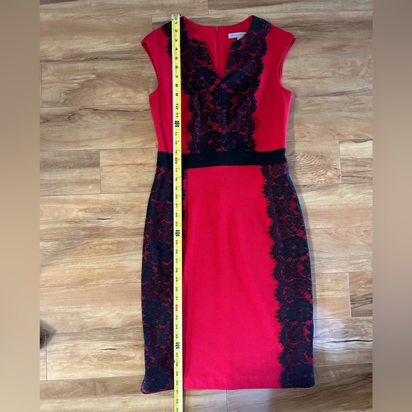 Danny & Nicole Lace Sheath Dress - Size 6 - Picture 8 of 9